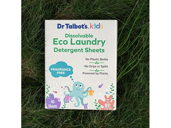 Dr Talbots Kids Eco Laundry Sheets 40 Count
