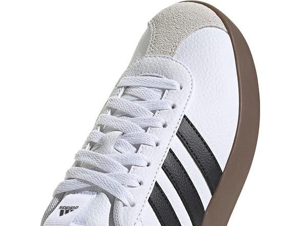 Adidas Womens VL Court 3.0 Sneakers - White/Black/Grey