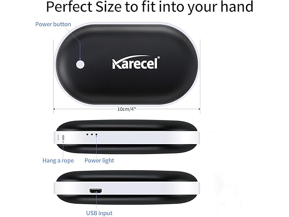 Karecel Hand Warmers Rechargeable