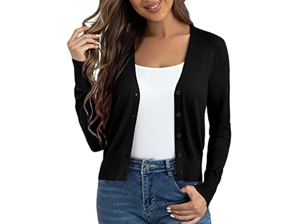 Ahlaray Women's Shrug Sweaters L