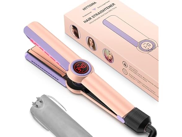 Ionic Flat Iron Hair Straightener - 1.3 Inch