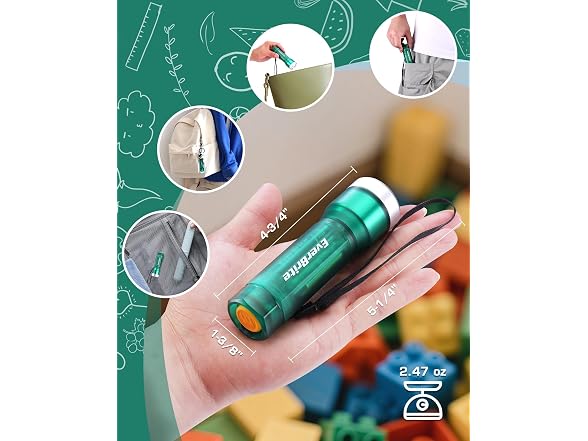 EverBrite Transparent plastic flashlight