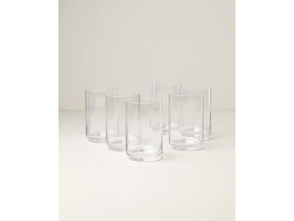 Lenox Tuscany Classics Stackable Glass Coolers, Set Of 6