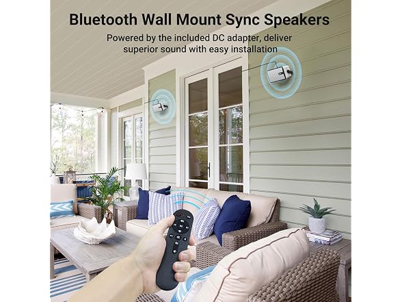 Inwa Upgraded Bluetooth Outdoor Speakers