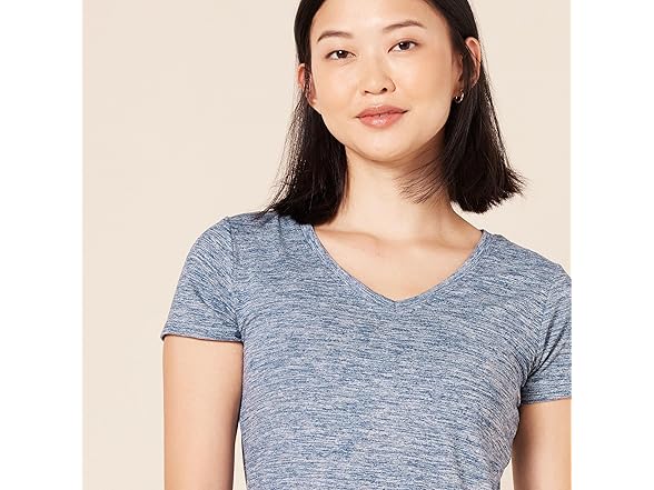 Women's Active Quick Dry Tech V-Neck T-Shirt (2Pk)
