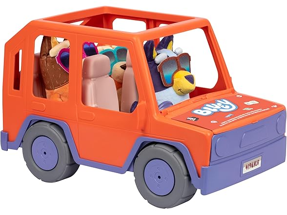 Bluey Big Heeler 4WD and Family Toddler Toy Car