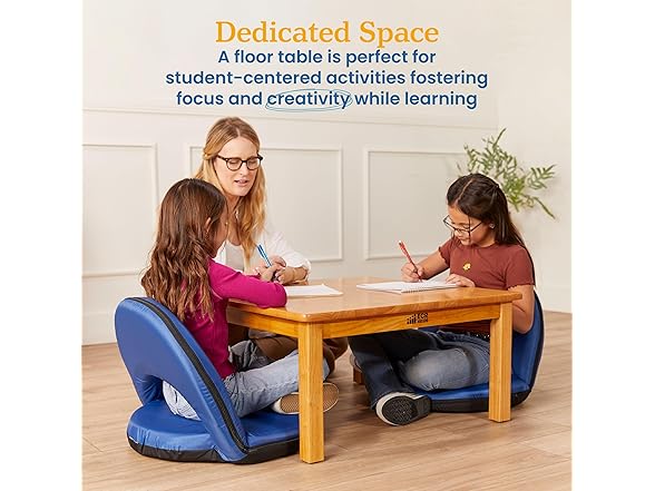 ECR4Kids 30" x 30" Square Hardwood Table