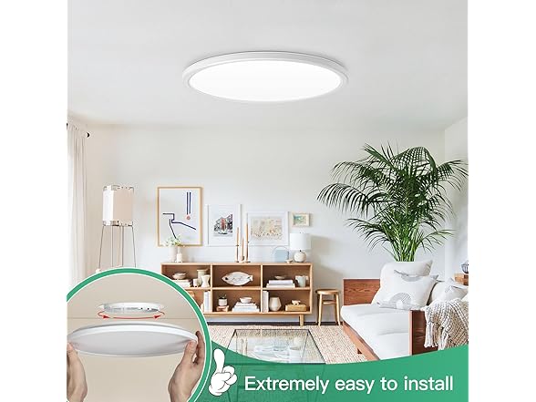 Brightever 15" Flush Mount Ceiling Light Fixtures