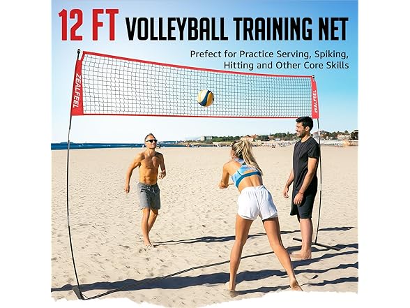 ZEALFEEL 12ft Volleyball Net