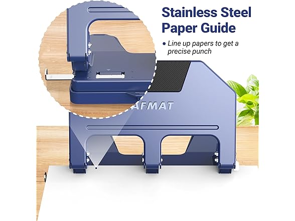 Blue 3 Hole Punch Heavy Duty