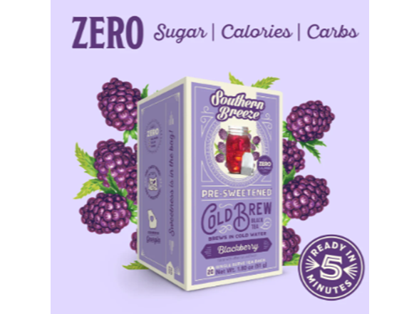 (6pk) Southern Breeze Blackberry Iced Tea Bags (20 bags per box)