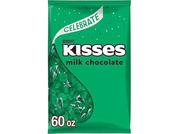 $15.99, Was $32.088, 50% Off! Hersheys KISSES Milk Choc Holiday Bag 60oz dealfomo