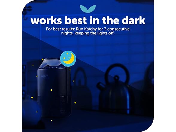 The Original Katchy Indoor Insect Trap - Fan Powered w/ UV Light