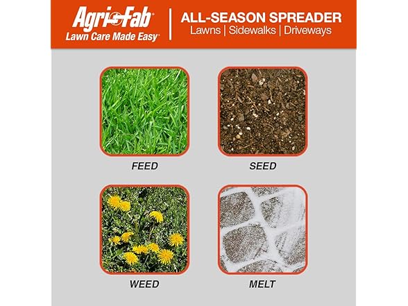 25 lb Handheld Bag Seeder Orange