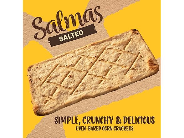 Sanissimo Salmas Salted, 40 packs of 3 Crackers