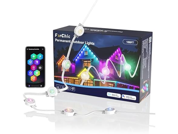 Permanent Outdoor Lights | 100ft