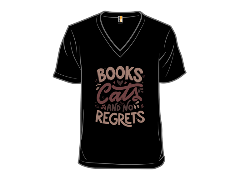 Books Cats  No Regrets