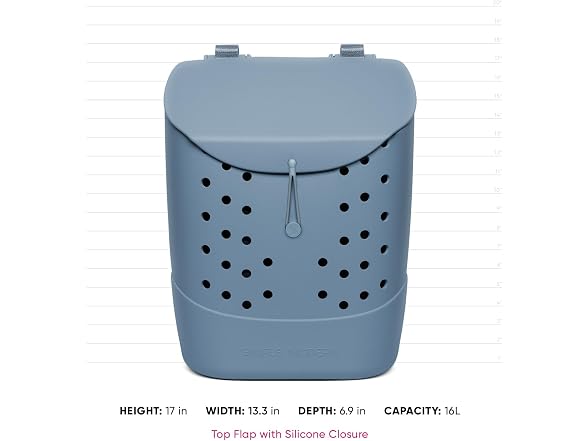 Simple Modern Waterproof Backpack Beach Bag, EVA | 16L | Blue 