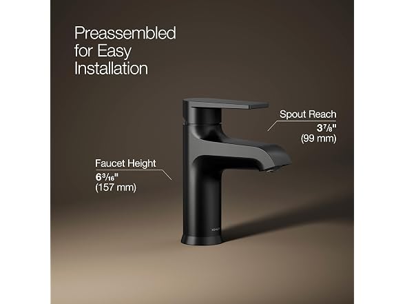 KOHLER K-37891-4-BL Hint Single-Handle