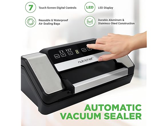 Nutrichef Automatic Food Vacuum Sealer 