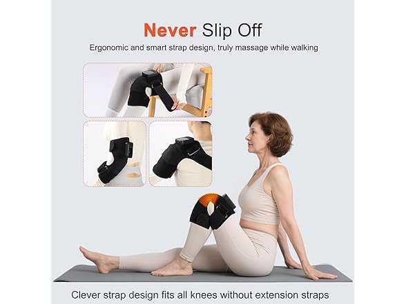 KlugPop Knee Massager with Heat, 2 Pack