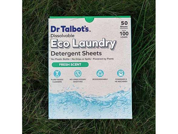 Dr Talbots Eco Laundry Sheets Fresh 50 Count