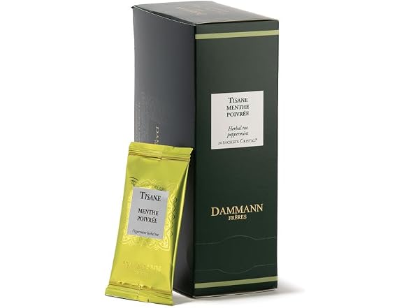 DAMMANN FRERES - HERBAL Tea PEPPERMINT - 24 wrapped cr