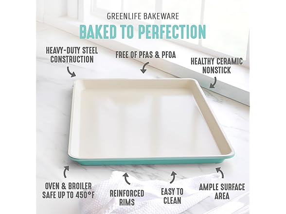 GreenLife Nonstick Half Cookie Sheet