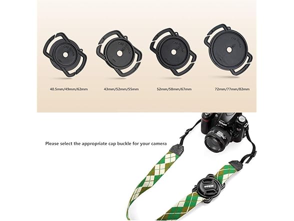 LHIABNN Camera Lens Cap Buckle Anti Lost