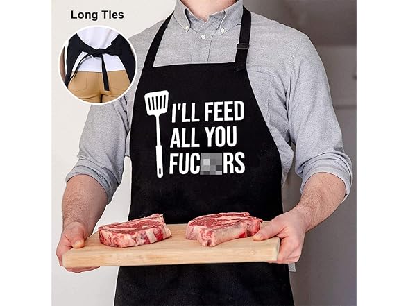 JALEBRO Funny Adjustable Apron