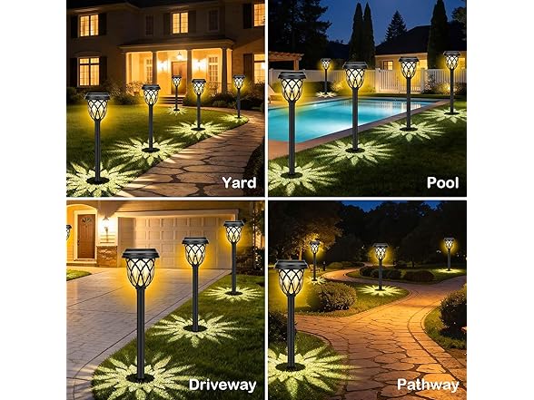 ruhotili Solar Lights Outdoor, 12 Pack
