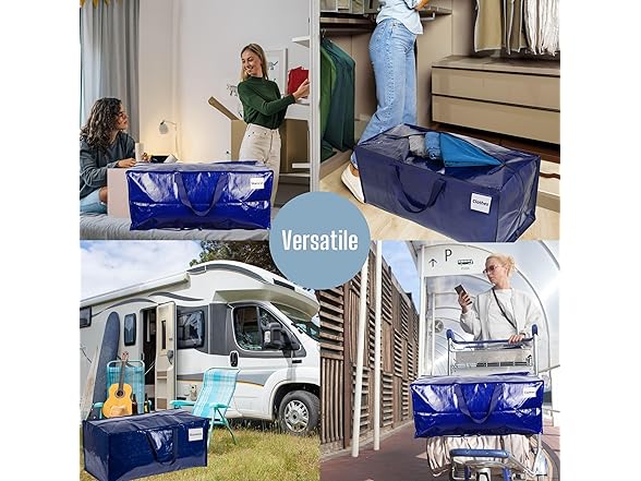 VENO MG-0001 Moving Bags w/ Backpack Straps & Zipper