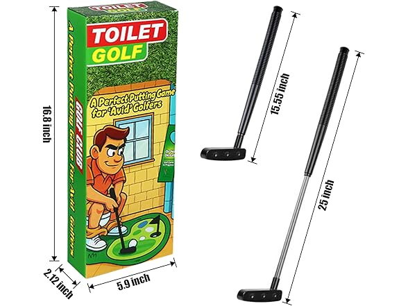 PITCOTT Toilet Golf Game