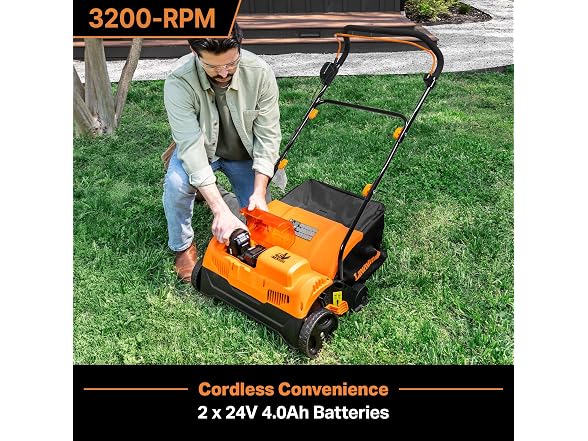 LawnMaster 48V MAX Brushless 16" 2-in-1