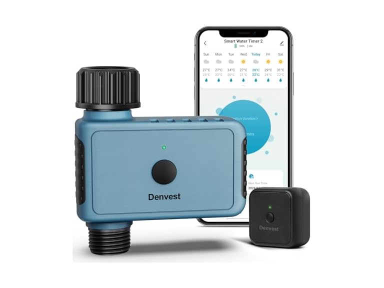 Denvest WiFi Water Timer,Smart Sprinkler