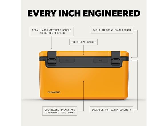 Dometic 69L Recon Hardside Cooler, Silt