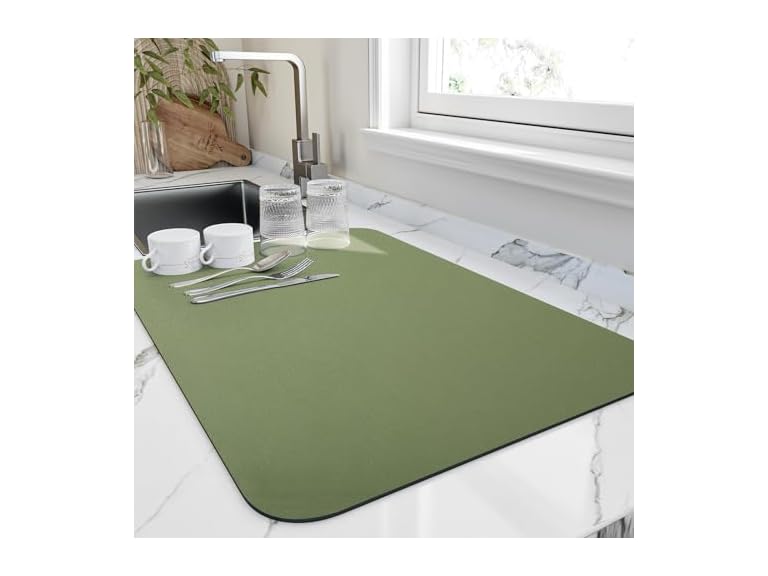 HotLive Dish Drying Mat for Kitchen