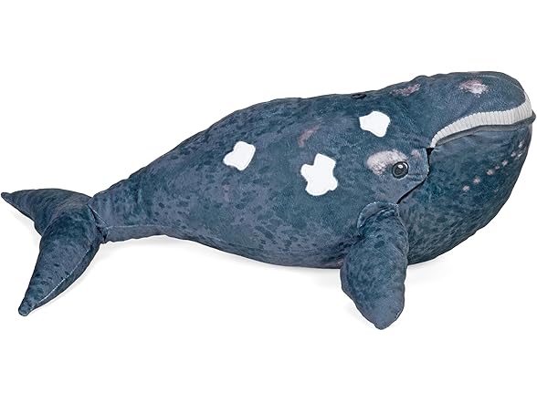 Wild Republic Cuddlekins Eco Northern Right Whale