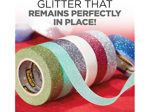 Scotch Expressions Glitter Tape, .59" - Gallery 3