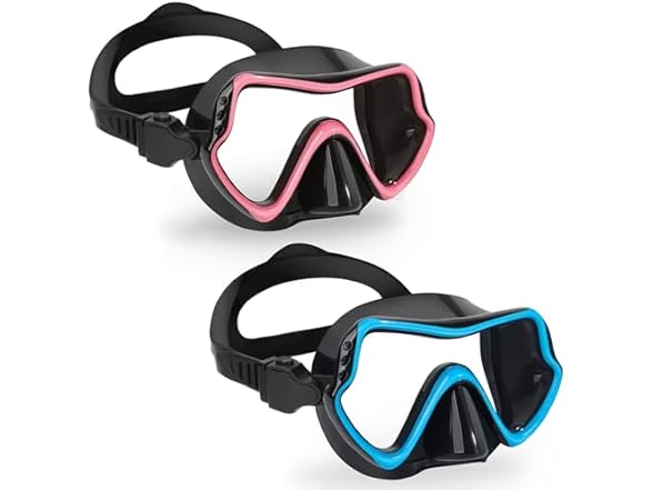 ITOWE 2 Pack Swim Goggles Kids 8-15