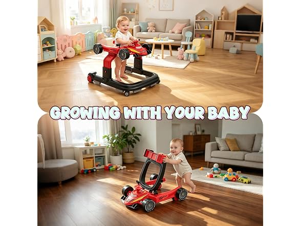 Dacoity 5-in-1 Car Baby Walker