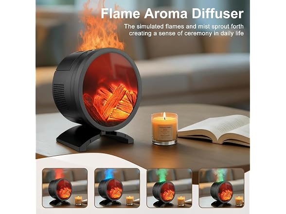 Fireplace Flame Oil Diffuser