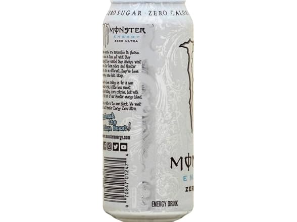 1CT Monster Energy Zero Ultra, 16 fl oz.
