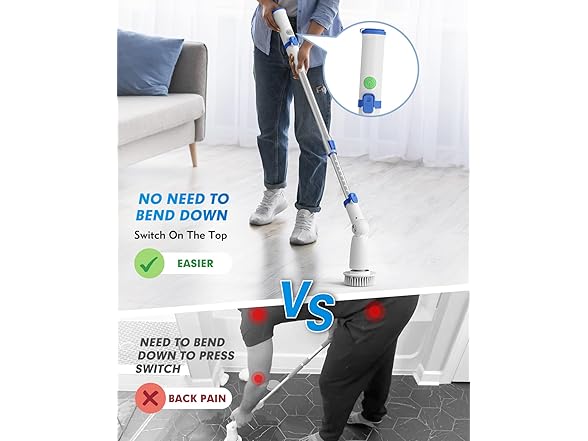 Cordless Electric Spin Scrubber