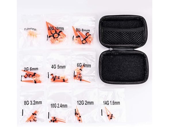 LLGLTEC Ear Stretching Kit 50 Pieces