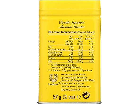 Colman's Mustard Powder 57g