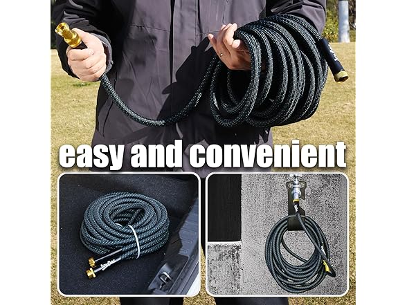 Flexible Garden Hose with Metal Fittings