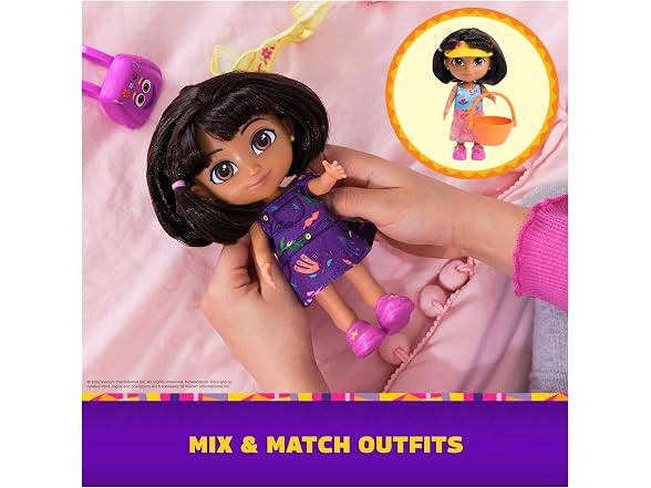 Dora, Dress Up Adventure Dora, 6-inch Doll