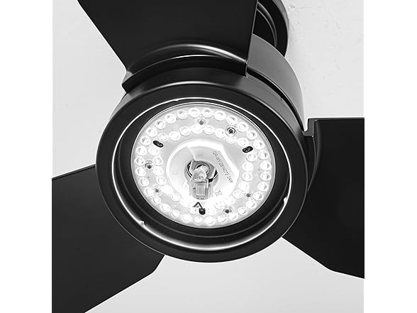 Parrot Uncle VZA01A116BK 42 Inch Black Ceiling Fan