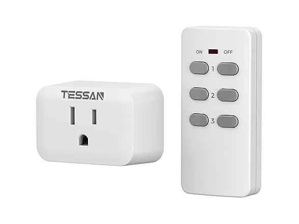 TESSAN Remote Controlled Outlet